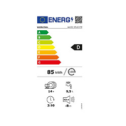 Lave-vaisselle 60cm 14 couverts 43db tout intégrable - wkcio3t133pfe - WHIRLPOOL