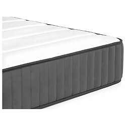 Avis Vente-Unique Ensemble 160 x 200 cm sommier + matelas ressorts ensachés 7 zones et mousse haute résilience ép.26cm - AUDACE de PALACIO