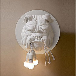 Universal Tête d'animal nordique lampe murale salon salle à manger apprentissage chambre créative designer bulldog lampe murale lampes LED