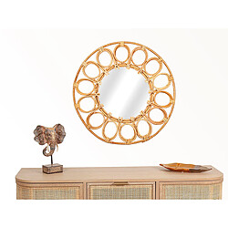 Miroir mural Romimex Naturel Rotin 50 x 50 x 4 cm 