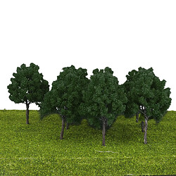 Lot 10 Modèle Arbre Echelle Train HO életronique Paysage 1:100 Vert Foncé Modèle Tress