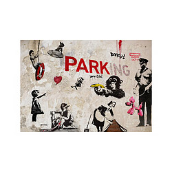 Artgeist Papier peint - [Banksy] Graffiti Collage [350x245]