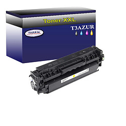 Toner Laser compatible type T3AZUR pour HP CF412X / 410 X Jaune - T3AZUR