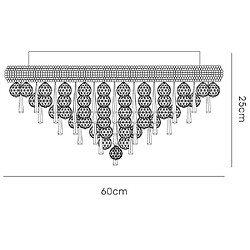 Avis Luminaire Center Plafonnier Alexetra 9 Ampoules doré/cristal