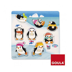 Goula Puzzle en bois 8 pièces : Pingouins