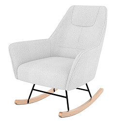 Rendez Vous Deco Rocking-chair Shaun blanc