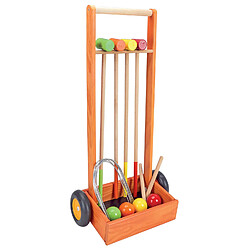 Jeujura Jeu de croquet en bois