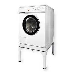 Acheter Support pour lave-linge et sèche-linge Nedis - Blanc - Pieds réglables - Charge maximale 150 kg