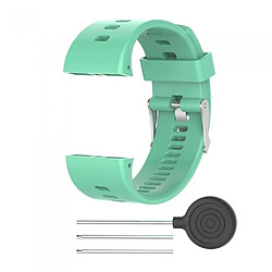 Wewoo Bracelet pour montre connectée Dragonne Sport en silicone POLAR V800 Vert menthe