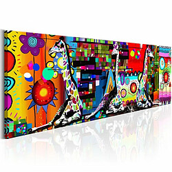 Paris Prix Tableau Imprimé Colourful Savannah 40 x 120 cm 