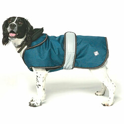 Danish Design Manteau pour chien 2 en 1 réfléchissant 51 cm (Bleu)