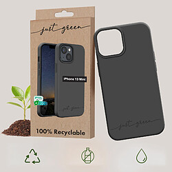 Avis Coque iPhone 13 Mini Recyclable Just Green Noir