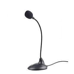 Gembird MIC-205 PC microphone Avec fil Noir microphone (Gembird desktop microphone MIC-205)