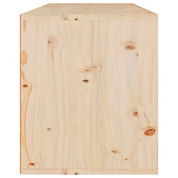 Acheter Maison Chic Armoire murale,Meuble de Rangement,Armoire Suspendue 80x30x35 cm Bois de pin massif -MN99659