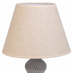 Lampe de bureau Alexandra House Living Blanc Gris Métal Tissu 220-240 V 25 x 46 x 25 cm pas cher