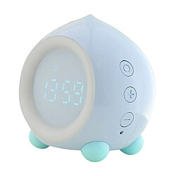 Avis Numérique LED Réveil Date Thermomètre Snooze Bluetooth App Control Bleu