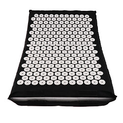 Avis spiky acupressure oreiller ensemble de tapis acupuncture massage coussin coussin kit noir