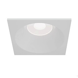 MAYTONI Encastré Carré Downlight Blanc, 1 Lumière IP65, GU10