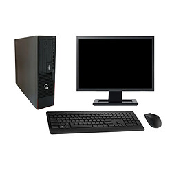 PC Fujitsu E910 DT Ecran 22" Intel i3-2100 RAM 16Go SSD 120Go Windows 10 Wifi - Occasion