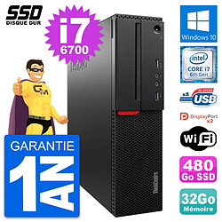 PC Lenovo ThinkCentre M800 SFF Intel i7-6700 RAM 32Go SSD 480Go Windows 10 Wifi · Occasion 