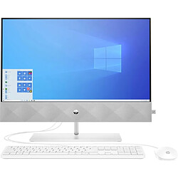 HP Pavilion 24-k0010ng Ordinateur de Bureau 23.8" FHD Intel Core i5-10400T 8Go RAM DDR4 512Go SSD Win 10 Home Blanc 