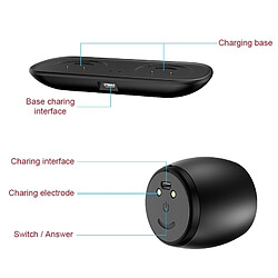 Wewoo Mini enceinte Bluetooth Haut-parleur sans fil stéréo en alliage d'aluminium F1 avec station de chargement, support mains libres (or) pas cher