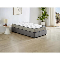 Vente-Unique Matelas 90 x 190 cm ressorts ensachés ép.19cm - KIJAL de YSMÉE