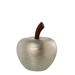 Figurine Décorative Alexandra House Living Céramique Pomme Argenté 27 x 27 x 34 cm 