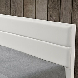 Avis Meubler Design Lit Led Avec Coffre De Rangement Ava - Blanc - 90x190