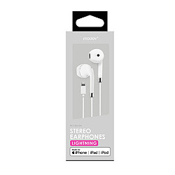 Acheter MOOOV Ecouteurs intra auriculaire Lightning MFI 1,2 m - blancs