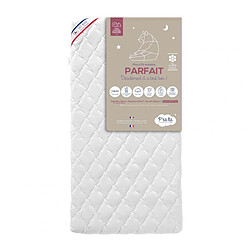 P'tit Lit Matelas bébé déhoussable faces été / hiver PARFAIT 60x120 Matelas déhoussable, face été/hiver