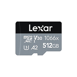 Lexar Professional 1066x Carte Mémoire 512Go MicroSDXC 160Mo/s UHS-I Argent