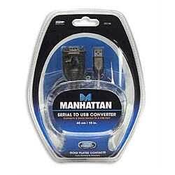 Manhattan USB to Serial RS-232 USB A Gris pas cher