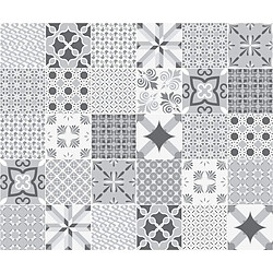 Carreaux de ciment adhésif mural - azulejos - 20 x 20 cm - 30 pièces