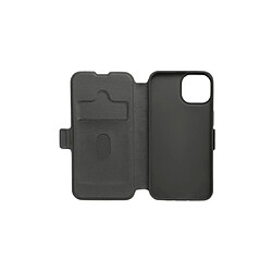 WE Etui folio AIMANTE APPLE IPHONE 15 Noir: fermeture magnétique - anti-chocs - Accès caméra – porte-cartes - Fonction support