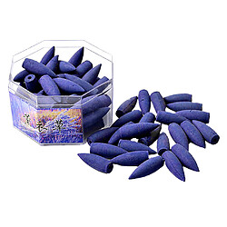 70pieces naturel bouddhisme reflux bulle cône encens bois de santal-lavande cône de balle