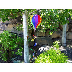 Avis Vent Spinner Cerfs-volants Montgolfière Ballons à Vent Jardin Cour Décoration Arc-en-ciel