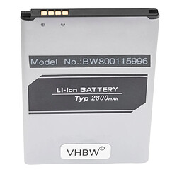 vhbw Li-Ion batterie 2200mAh (3.85V) pour téléphone portable mobil smartphone LG M250N, MP260, TP260, VS501, X400