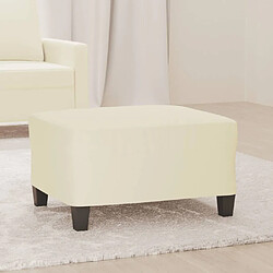 Maison Chic Repose-pied,Tabouret confortable Crème 70x55x41 cm Similicuir -MN18762