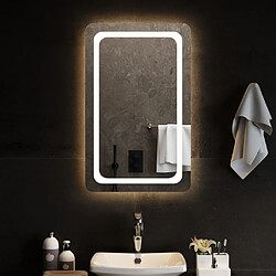 Maison Chic Miroir à LED,Miroir Lumineux LED pour salle de bain,Miroir decoration 50x80 cm -MN42014