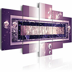 Paris Prix Tableau Imprimé Purple Cascade 50 x 100 cm 