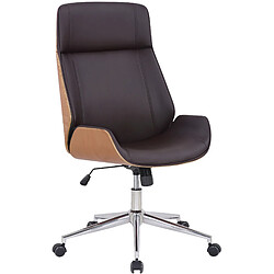 Non Chaise de bureau Varel simili cuir