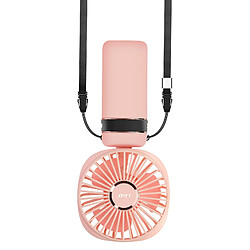 Avis LinQ Mini Ventilateur Portable Réglable 90° Affichage LED Design Rond Rose Poudré