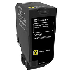 Lexmark Toner HY RP Yellow 12k CS725 Cartouche de toner Return Programme haute capacite Jaune 12K LEXMARK Toner HY RP Yellow 12k CS725 Cartouche de toner Return Programme haute capacite Jaune 12K