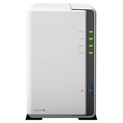 Synology DS220J NAS 2 Baies 16To USB 3.2 Gen 1 1.4GHz Serial ATA Blanc