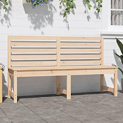 Avis Maison Chic Banc de jardin | Banquette de jardin | Chaise Relax 157,5 cm bois massif de pin -MN37560