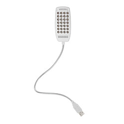 Lampe Portative USB 28 LED Col De Cygne Pour Ordinateur Portable PC MAC Ordinateur Blanc En Boîte