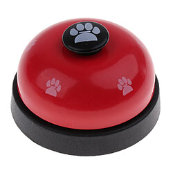 animal chiot chien chat formation cloches repas cloches dispositif d'entraînement de pot rouge