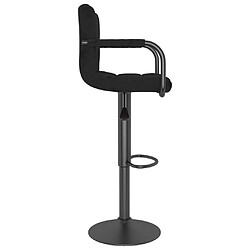 Acheter vidaXL Tabourets de bar lot de 2 noir velours