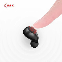 Ssk Tws Réel Sans Fil Stéréo Bluetooth Écouteur Réduction Du Bruit Haute Compatibilité Étanche - Noir 